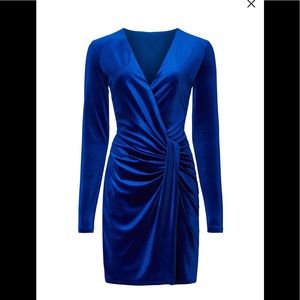 Black Halo Abina Velvet Dress size 2